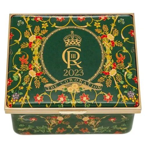 Enamel keepsake box charles closed