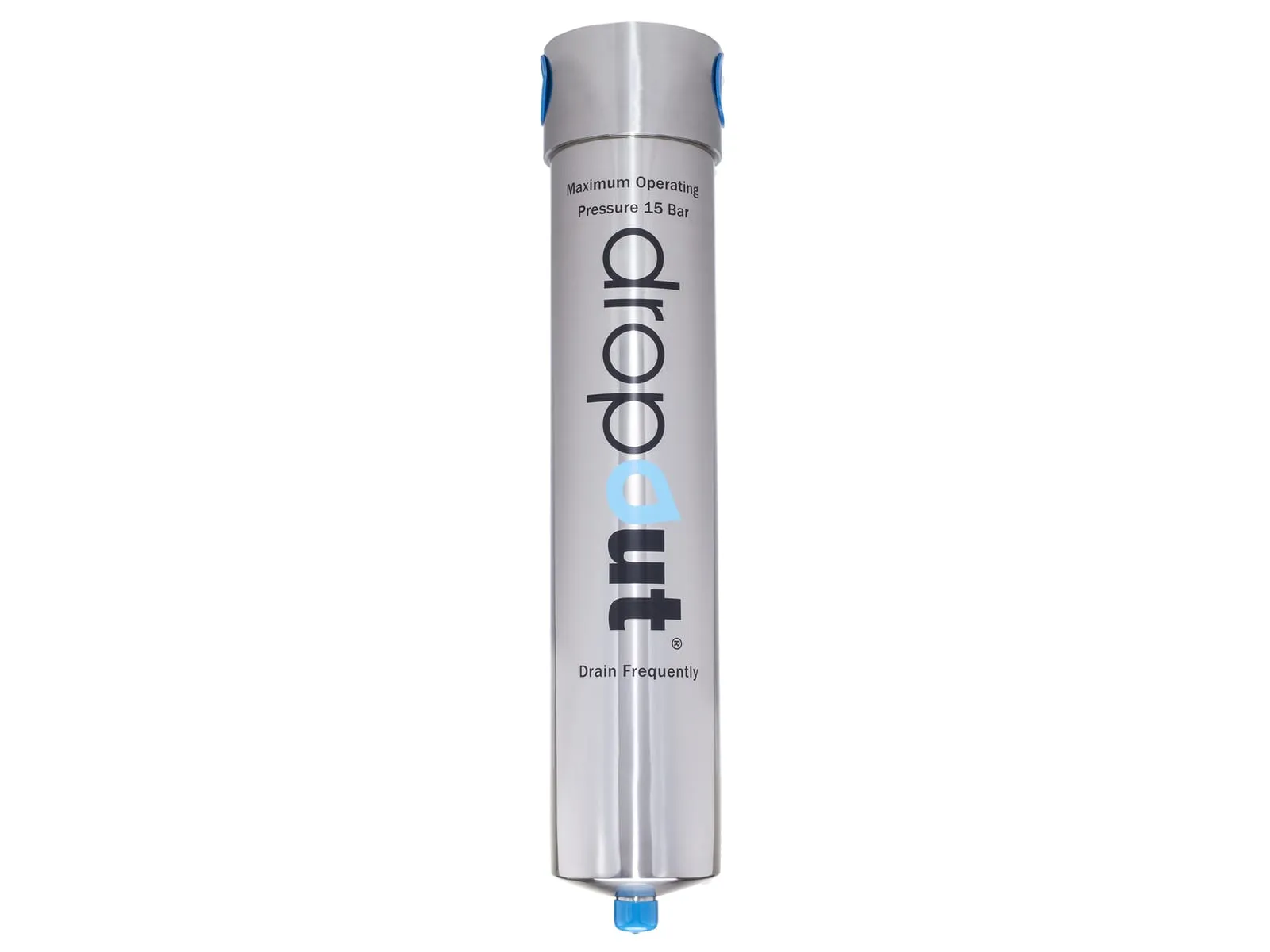 Stainless steel water filter packshot